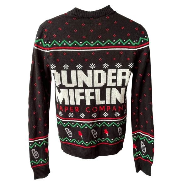 The Office DUNDER MIFFLIN Ugly Christmas Sweater Size Med - Picture 2 of 4